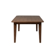 Pemberly Row 6 Piece Rectangular Dining Table Set with Drop Leaves in Rustic Oak
