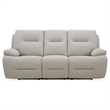 Pemberly Row Triple Zero Gravity Sofa and Recliner with Memory Foam in White
