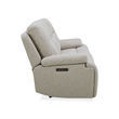 Pemberly Row Triple Zero Gravity Sofa and Recliner with Memory Foam in White