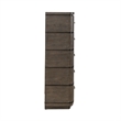 Pemberly Row King 4 Piece Bedroom Set with LED Headboard in Satin Espresso