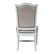 Pemberly Row 7 Piece Trestle Dining Set with Hostess Chairs in Antique White