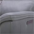 Pemberly Row Triple Power Reclining Sofa Loveseat and Recliner in Blue Gray