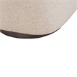 Pemberly Row Upholstered Swivel Accent Chair with Removable Cushion in Brown