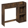 Pemberly Row 5 Shelf Desktop Hutch Organizer for Home Office in Amber Pine