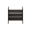 Pemberly Row 3 Shelf File Organizer Cube Insert for Storage in Dark Oak