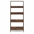 Pemberly Row 5-Tier Open Frame Bookshelf 13 x 23.6 x 53.5 in Amber Pine