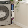 Pemberly Row 3-Tier Narrow 6-In Width Bookcase 9.3 x 5.9 x 31.5 in White