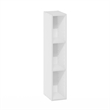Pemberly Row 3-Tier Narrow 6-In Width Bookcase 9.3 x 5.9 x 31.5 in White