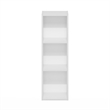 Pemberly Row 3-Tier 10-In Width Narrow Bookcase 9.3 x 9.8 x 31.5 in White