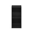 Pemberly Row 2-Tier Narrow 10-In Width Bookcase 9.3 x 9.8 x 21.2 in Blackwood