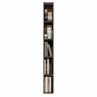Pemberly Row 5-Tier 6-In Width Narrow Bookcase 9.3 x 5.9 x 51.9 in Amber Pine