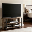 Pemberly Row 3-Tier Entertainment Center for TV up to 40 Inch in Amber Pine