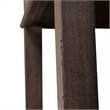 Pemberly Row 1-Drawer Wood End Table with Beveled Edge in Peppercorn Espresso