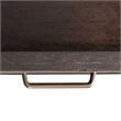Pemberly Row 1-Drawer Wood End Table with Beveled Edge in Peppercorn Espresso