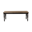 Pemberly Row 6 Piece Rectangular Table Set with Slat Back Chairs
