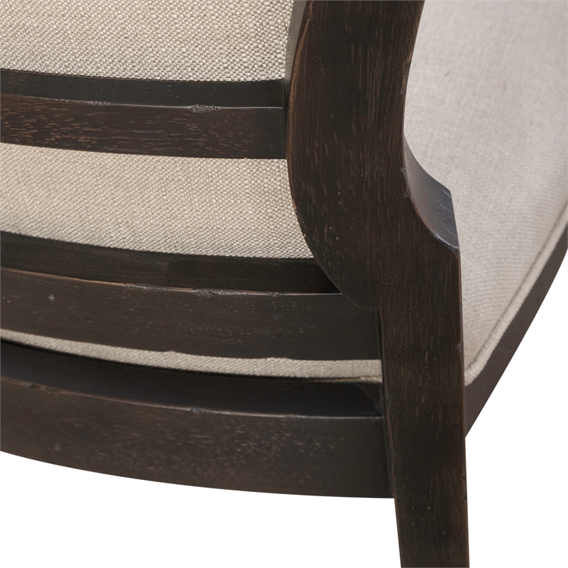 Pemberly Row Upholstered Tufted Back Side Chair Set of 2 in Black