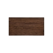 Pemberly Row Rectangular Cocktail Table with Angled Apron and Tapered Legs