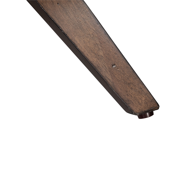 Pemberly Row Rectangular Cocktail Table with Angled Apron and Tapered Legs