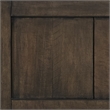 Pemberly Row Dark Gray King Panel Headboard with Metal Strip Accents