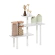 Pemberly Row 3-Tier Adjustable Countertop Corner Organizer in White
