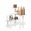 Pemberly Row 3-Tier Adjustable Countertop Corner Organizer in White