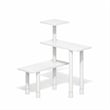 Pemberly Row 3-Tier Adjustable Countertop Corner Organizer in White