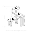Pemberly Row 3-Tier Adjustable Countertop Corner Organizer in White