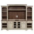 Pemberly Row Entertainment Center with Piers and LED Lighting