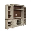 Pemberly Row Entertainment Center with Piers and LED Lighting
