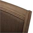 Pemberly Row Upholstered Side Chair with Bead Molding in Sandstone/Brown