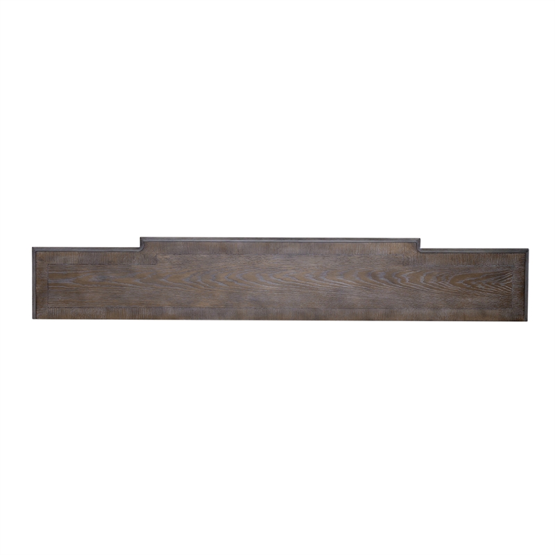 Pemberly Row White 72 Inch Hall Console Table with Bottom Shelf