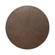Pemberly Row Pedestal Table Set with Starburst Veneer in Dusty Taupe