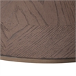 Pemberly Row 5 Piece Pedestal Table Set with Starburst Veneer in Dusty Taupe