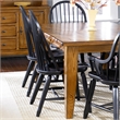 Pemberly Row Bow Back Side Chair Set of 2 with Nylon Glides in Black