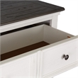 Pemberly Row White 5 Drawer Chest with Felt Lined Top and Bead Molding