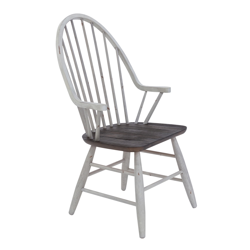 Pemberly Row White 7 Piece Trestle Table Set with X Style Base and Glides