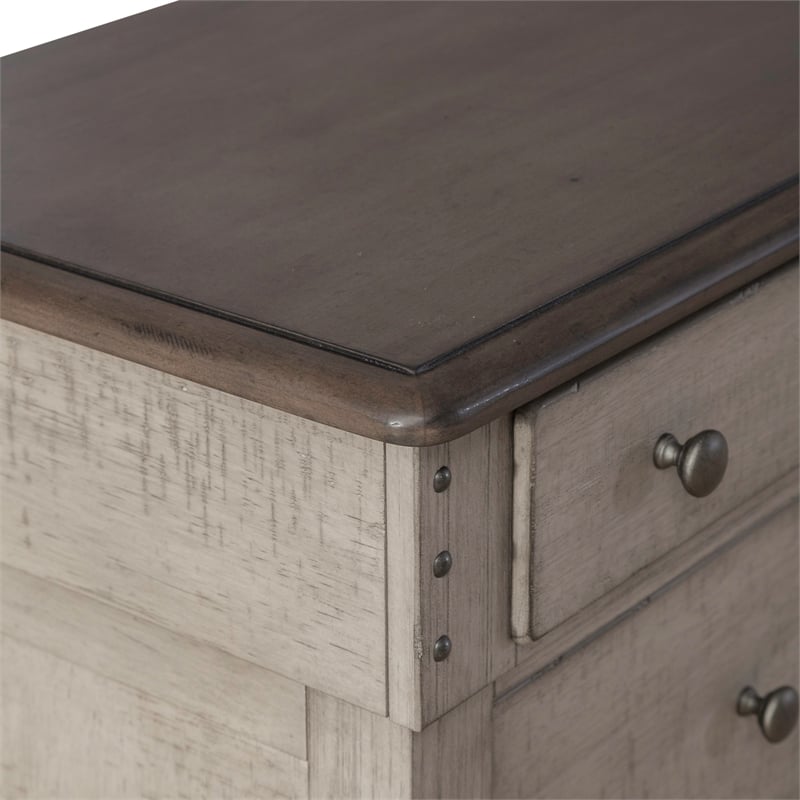 Pemberly Row 9 Drawer Dresser with Cedar Lined Drawers in Weathered Linen