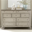 Pemberly Row 9 Drawer Dresser with Cedar Lined Drawers in Weathered Linen