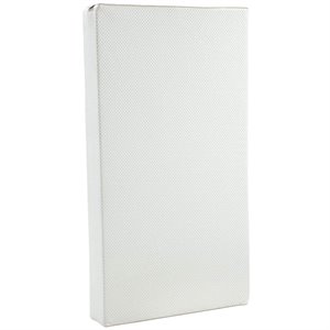 Pemberly Row 6&quot Foam Crib and Toddler Mattress in White
