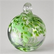 Pemberly Row Celtic Hand Blown Art Glass Ornament in Green