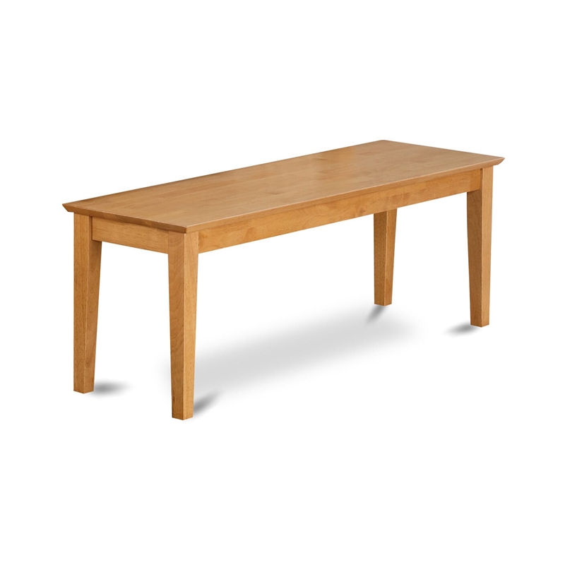 Pemberly Row 6-Piece Wood Dining Set with Oak Finish and Brown Upholstery