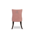 Pemberly Row Parson Dining Chair in Black Linen Fabric (Set of 2)