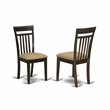 Pemberly Row 3-Piece Round Wood Dining Set with Slatted Chairs
