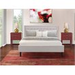 Pemberly Row 3-Piece Upholstered King Bedroom Set in Mist Beige/Black