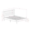 Pemberly Row 2-Piece Queen Bedroom Set with Fabric Bed in Denim Blue