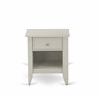 Pemberly Row 2-Piece Fabric Full Bedroom Set in Mist Beige and Walnut