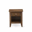 Pemberly Row 2-Piece Wood King Bedroom Set in Beige and Walnut