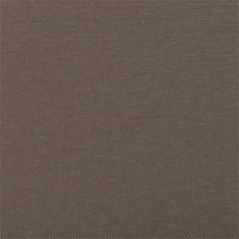 Pemberly Row 2-Piece Full Bedroom Set Fabric Headboard Brown Jacobean