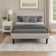 Pemberly Row 2-Piece Full Bedroom Set with Mist Beige Fabric Upholstery