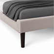 Pemberly Row 2-Piece Full Bedroom Set with Mist Beige Fabric Upholstery